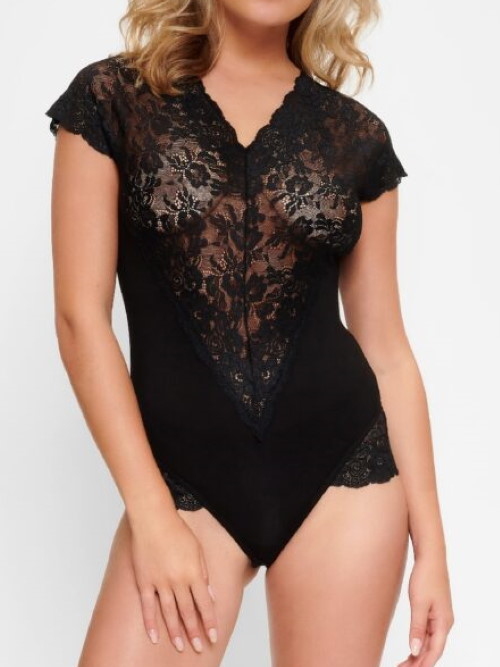 LingaDore Edgy Black noir corselet