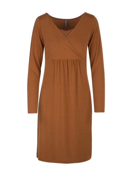 LingaDore Night Adobe Rose cuir brun chemise de nuit