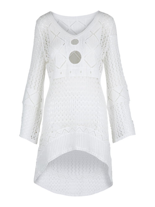 Plage de LingaDore Bohemian Chic blanc cassé robe