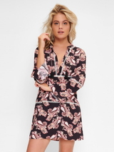 Plage de LingaDore Paisley Love noir/print tunique