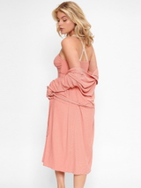 LingaDore Night Vanilla Coffee antique rose kimono
