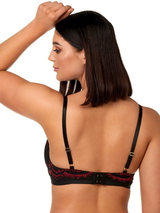 After Eden D-Cup & Up Naomi noir/rouge soutien-gorge rembourré