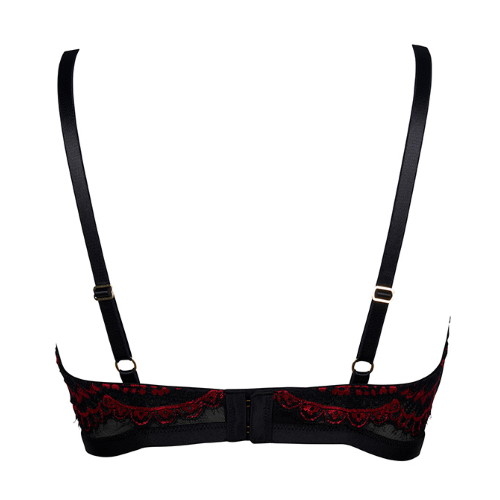 After Eden D-Cup & Up Naomi noir/rouge soutien-gorge rembourré