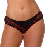 After Eden D-Cup & Up Naomi noir/rouge shortie
