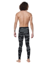 Ame d'acier Camouflage gris/print thermo pantalon pour hommes