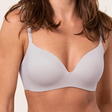 Salon Royal Délicatesse gris soutien-gorge sans armatures en dentelle