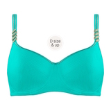 Marlies Dekkers Siren of the Nile turquoise soutien-gorge sans forme