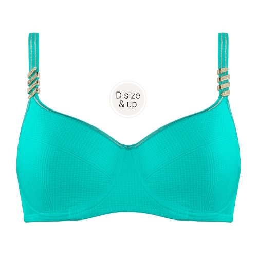 Marlies Dekkers Siren of the Nile turquoise soutien-gorge sans forme