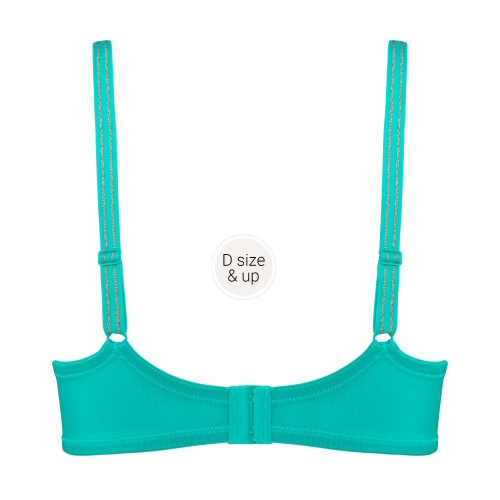 Marlies Dekkers Siren of the Nile turquoise soutien-gorge sans forme