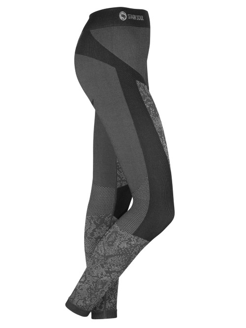 Ame d'acier Animal gris/print thermo pantalon pour femmes