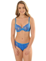 Sapph Bellona bleu slip brésilien