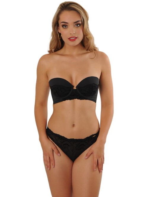 Sapph Salome noir slip brésilien