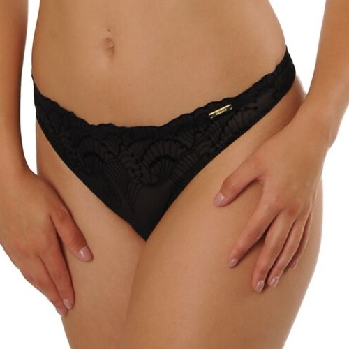 Sapph Salome noir culotte string