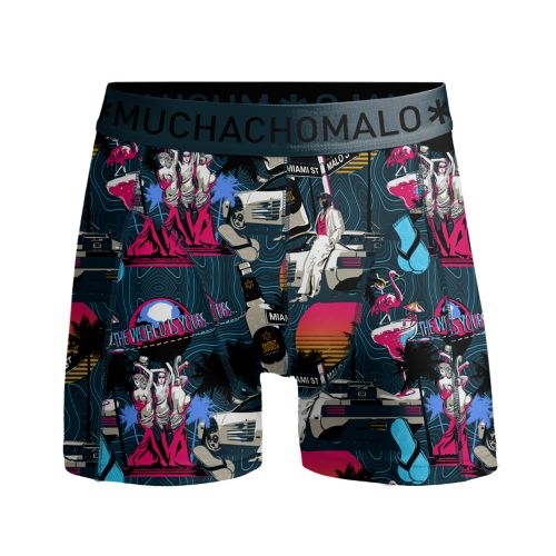 Muchachomalo Miami Vatos bleu/print boxer