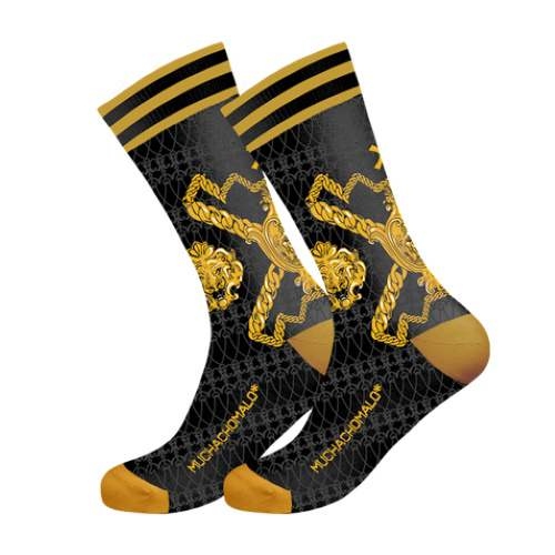 Muchachomalo Cuban noir/print chaussettes
