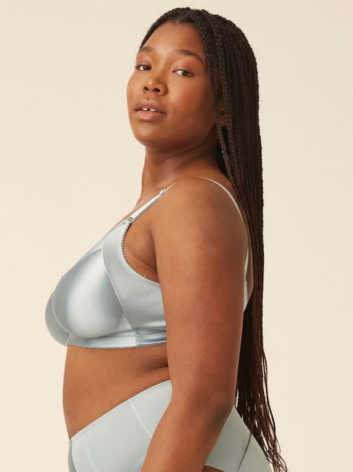 Naturana Minimizer bleu glacier soutien-gorge sans armatures en dentelle