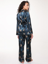 LingaDore Night SATIN vert/print pyjama