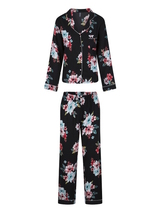LingaDore Night Blossom noir/print pyjama