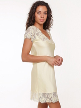 LingaDore Night Daily Satin french vanilla chemise de nuit