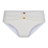 Plage de LingaDore Fishbone ivoire/print slip de bikini