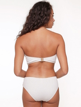 Plage de LingaDore Fishbone ivoire/print slip de bikini
