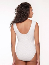Plage de LingaDore Fishbone ivoire/print maillot de bain
