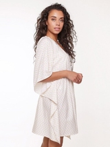 Plage de LingaDore Fishbone ivoire/print kaftan