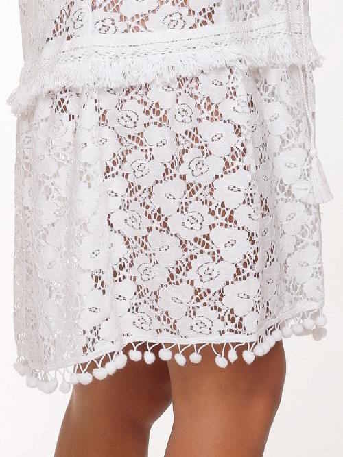 Plage de LingaDore Boho blanc tunique
