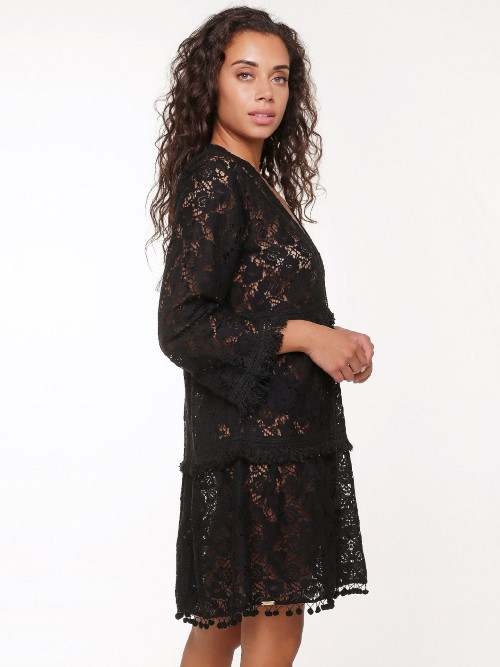 Plage de LingaDore Boho noir tunique