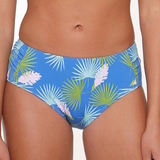 Plage de LingaDore Palm Leaf bleu/print slip de bikini