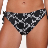 Plage de LingaDore flowers All Over noir/blanc slip de bikini