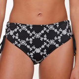 Plage de LingaDore flowers All Over noir/blanc slip de bikini