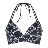 Plage de LingaDore flowers All Over noir/blanc soutien-gorge rembourré