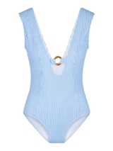 Plage de LingaDore Blue Stripes bleu/blanc maillot de bain