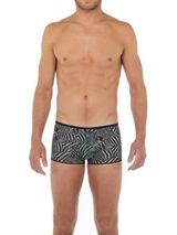 HOM Plume noir/blanc sport trunk