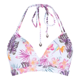 Plage de LingaDore Tropic Floral blanc/print haut de bikini préformé