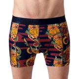 Muchachomalo Leaves bleu/print boxer