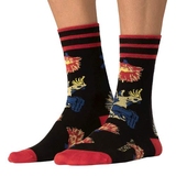 Muchachomalo Baretta noir/rouge chaussettes