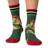 Muchachomalo Bob Marley vert/print chaussettes