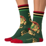 Muchachomalo Bob Marley vert/print chaussettes