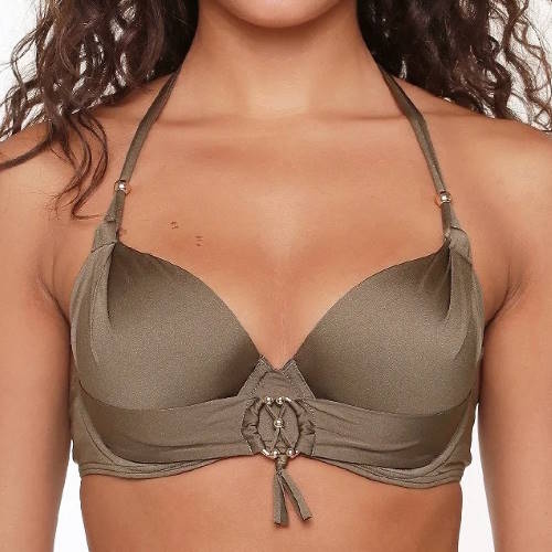 Plage de LingaDore Carol kaki haut de bikini préformé