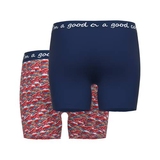 Un poisson nommé Fred Fish rouge/print boxer