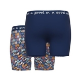 Un poisson nommé Fred Flip Flops bleu/print boxer