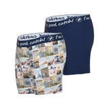 Un poisson nommé Fred Brazil bleu marine/print boxer