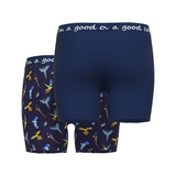 Un poisson nommé Fred Parrot bleu marine/print boxer