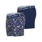 Un poisson nommé Fred Flamingo bleu marine/print boxer