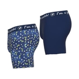 Un poisson nommé Fred Caipirinha bleu marine/print boxer