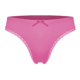 Gianvaglia Broderie rose culotte string