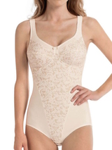 Anita Ancona ivoire/print corselet