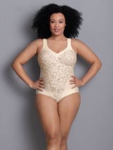 Anita Ancona ivoire/print corselet